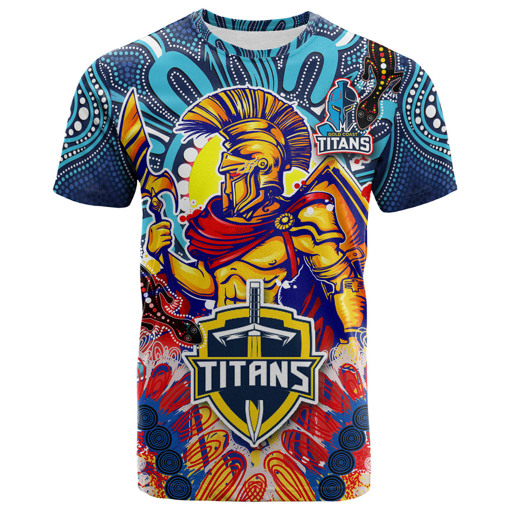 titans-aboriginal-custom-rugby-t-shirt-the-indigenous-titans-warriors-with-aboriginal-lizard-and-sun