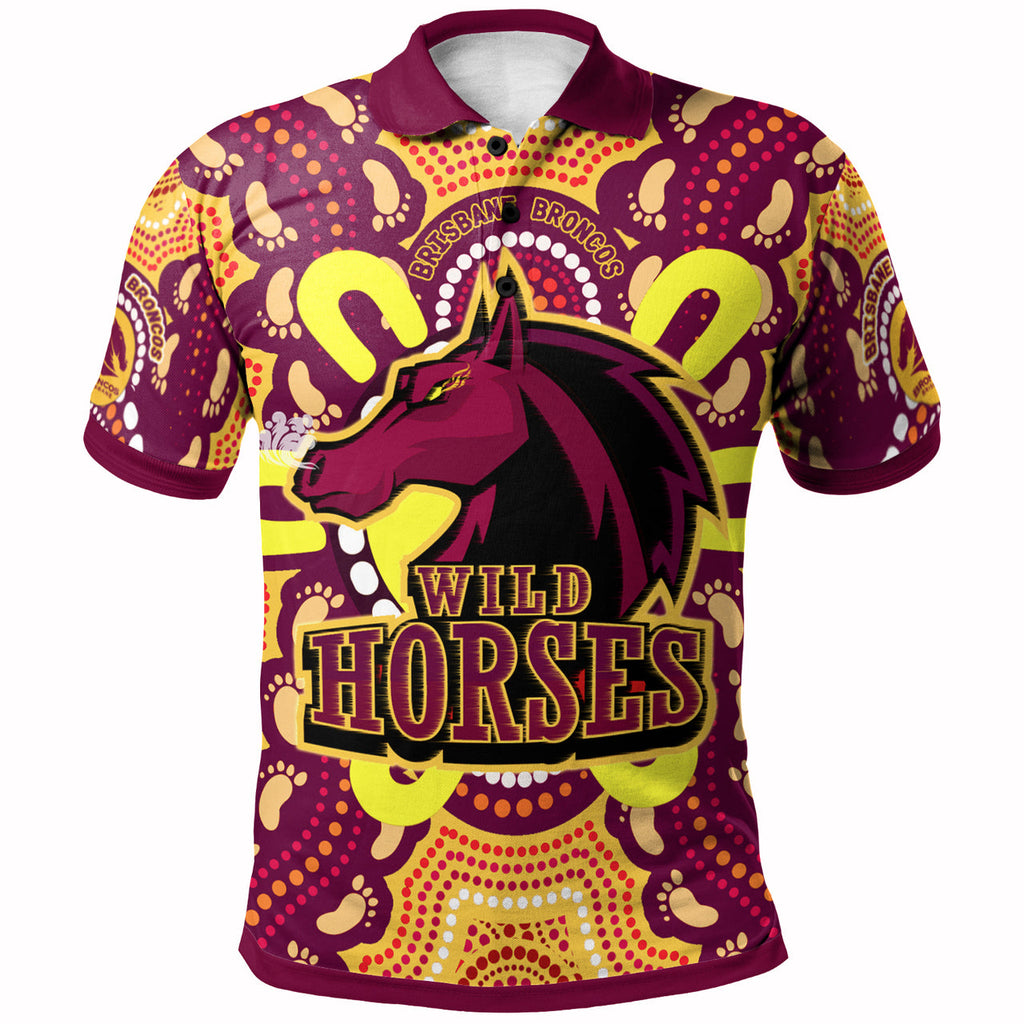 broncos-rugby-new-indigenous-custom-polo-shirt-wild-horses-broncos-with-aboriginal-sun-and-footprint