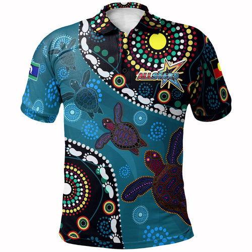 indigenous-all-stars-rugby-custom-polo-shirt-dreamtime-turtle-with-aboriginal-and-torres-strait-islanders-flag