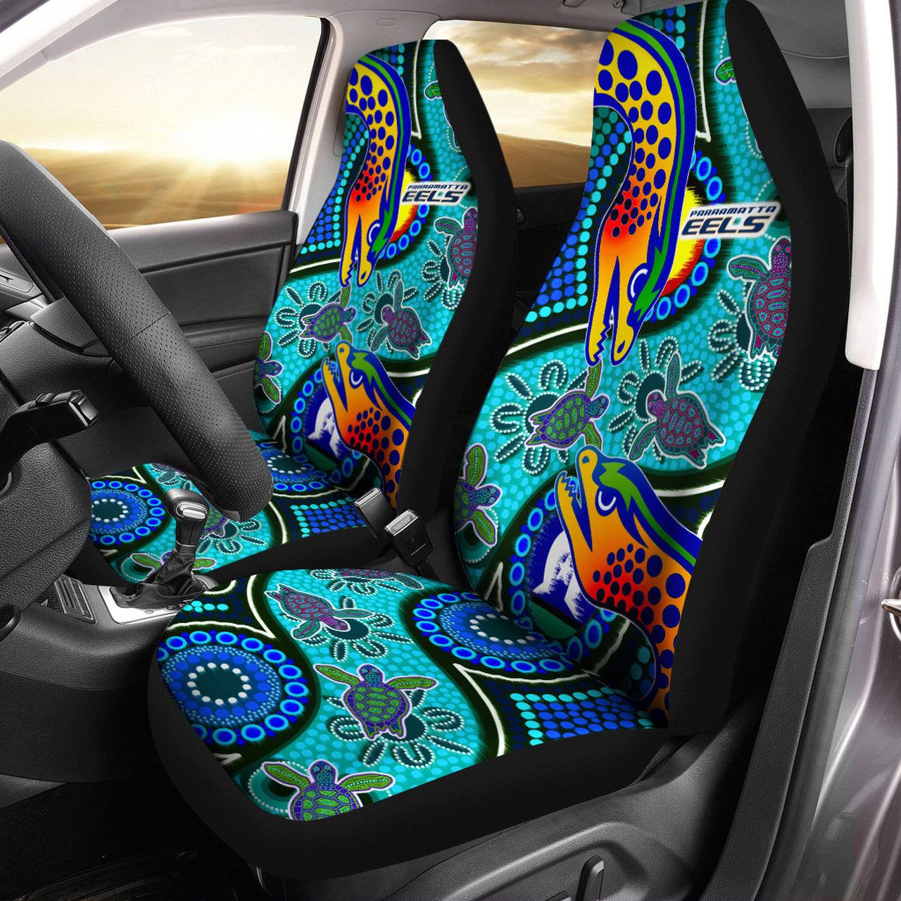 eels-rugby-car-seat-cover-indigenous-eels-with-aboriginal-and-torres-strait-islander-flag