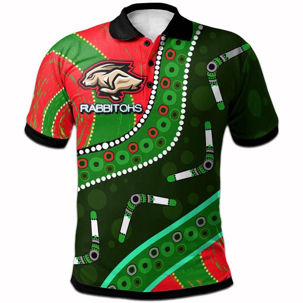 rabbitohs-aboriginal-rugby-polo-shirt-the-indigenous-bunniess-army