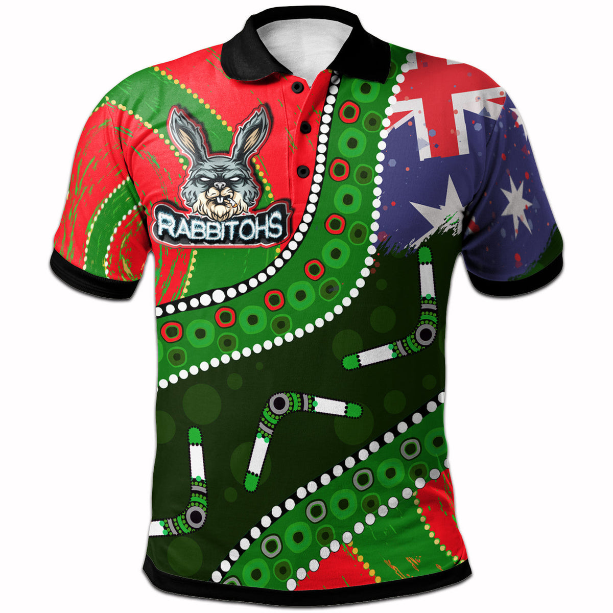 rabbitohs-aboriginal-rugby-polo-shirt-the-indigenous-bunniess-army