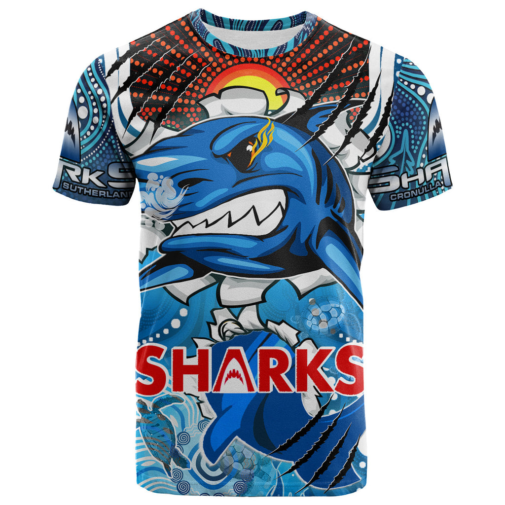 sharks-aboriginal-custom-rugby-t-shirt-the-indigenous-sharks-scratch-style