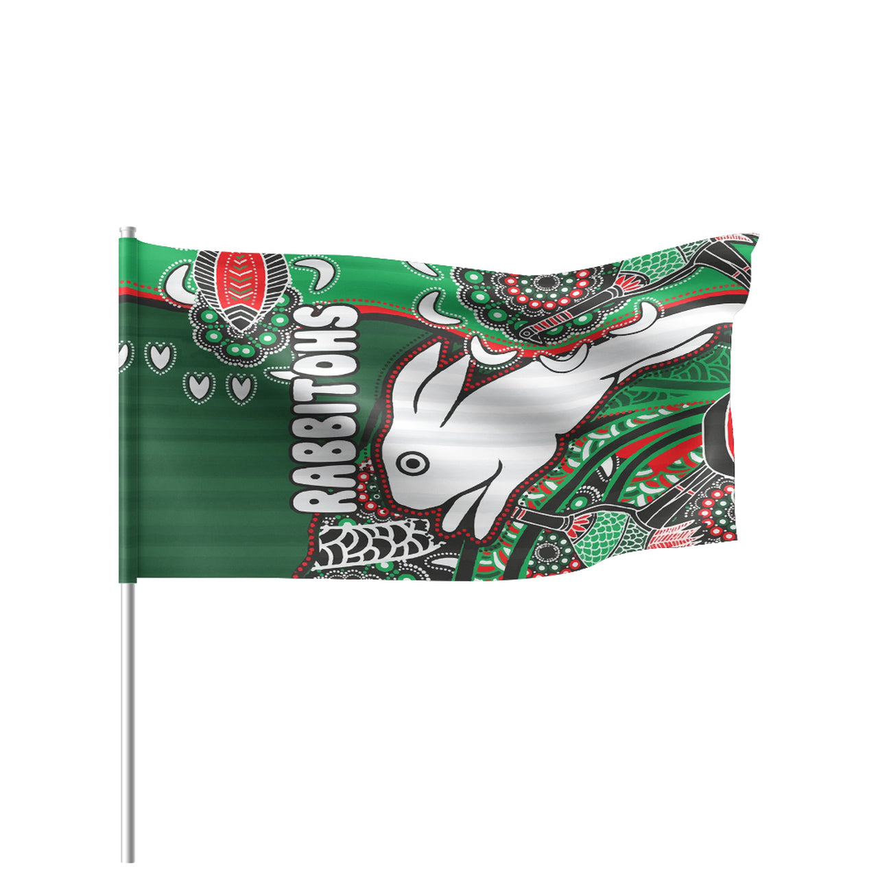 south-sydney-rabbitohs-rugby-flag-indigenous-dreaming-rabbitohs