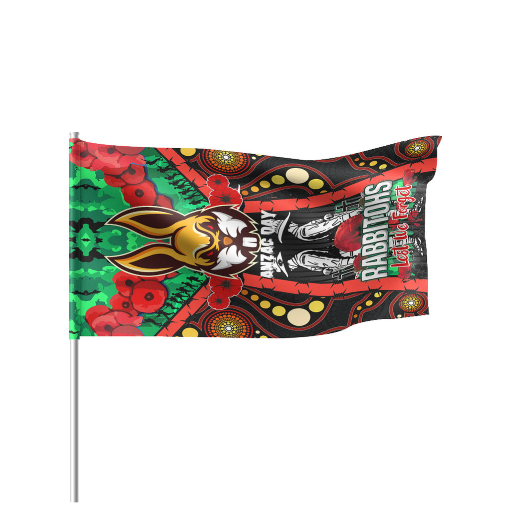 rabbitohs-rugby-aboriginal-anzac-day-custom-watercolour-flag-remembrance-indigenous-rabbitohs-with-poppy-flower