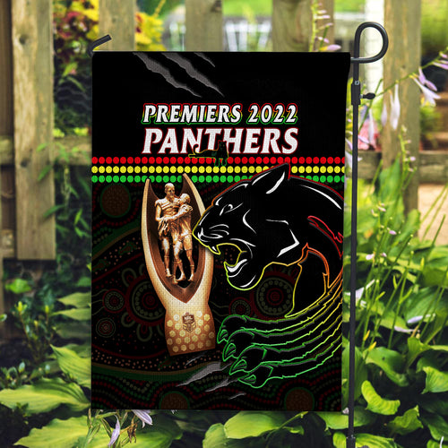 Panthers Rugby Flag The Riff 2022 Premiers Aboriginal Art LT14