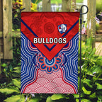 bulldogs-football-flag-western-doggies-aboriginal-art-ver01