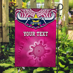 custom-personalised-cowboys-rugby-flag-aboriginal-pattern-pink-version