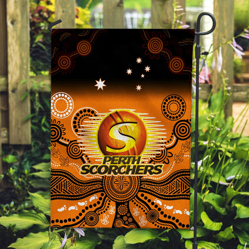 perth-scorchers-flag-gradient-aboriginal-dot-painting