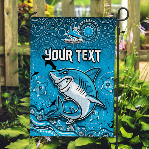 custom-personalised-sharks-rugby-flag-go-sharkies-aboriginal-special-version