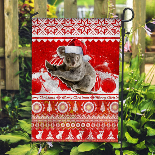 australia-flag-koala-aboriginal-painting-merry-christmas
