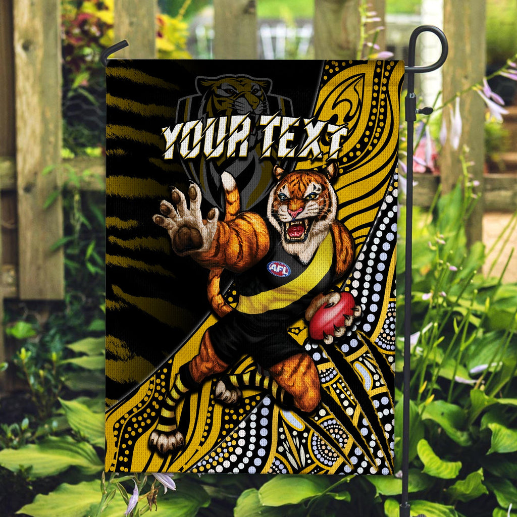custom-personalised-richmond-football-flag-aboriginal-go-the-tigers-mascot