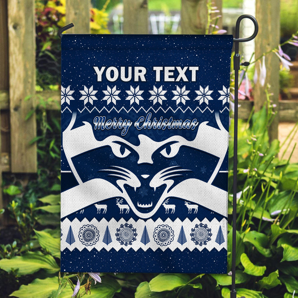 custom-personalised-cats-football-christmas-flag-geelong-aboriginal-painting