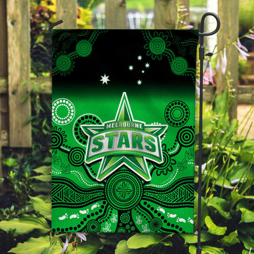 melbourne-stars-flag-gradient-aboriginal-dot-painting
