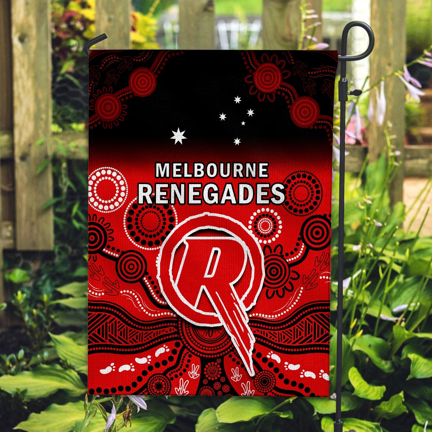 melbourne-renegades-flag-gradient-aboriginal-dot-painting