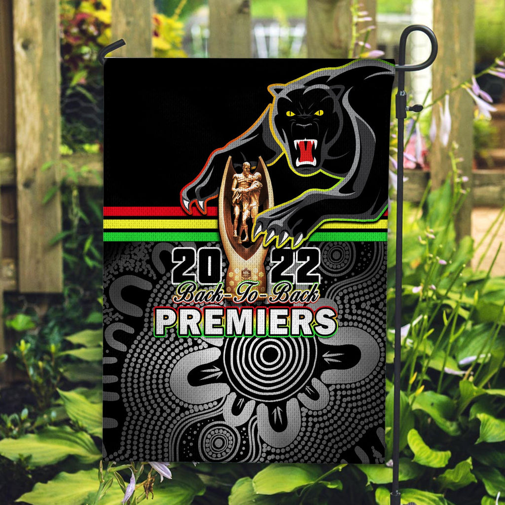 panthers-rugby-flag-pennies-premiers-2022-back-to-back-indigenous-original