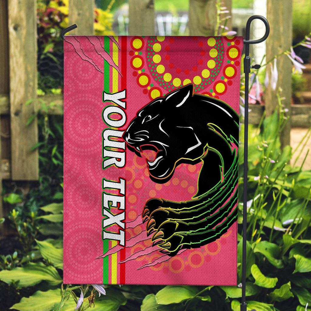 custom-personalised-panthers-rugby-flag-the-mountain-men-aboriginal-art-dynamic-pink-version
