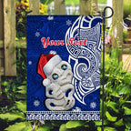 custom-personalised-new-zealand-christmas-flag-hei-tiki-blue-pohutukawa-meri-kirihimete