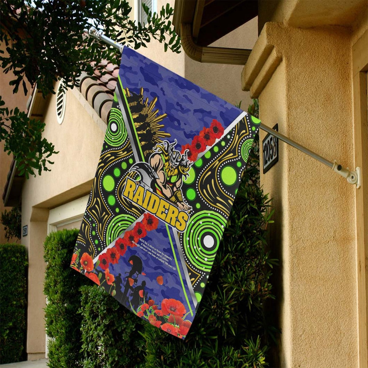 raiders-rugby-anzac-aboriginal-flag-canberra-raiders-with-anzac-day-poppy-flower-flag