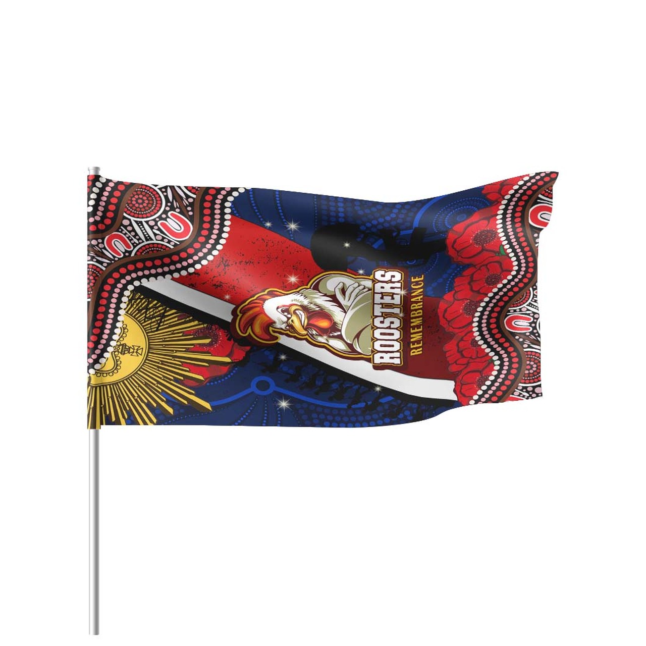 roosters-rugby-anzac-aboriginal-flag-sydney-roosters-with-remembrance-day-poppy-flower-flag