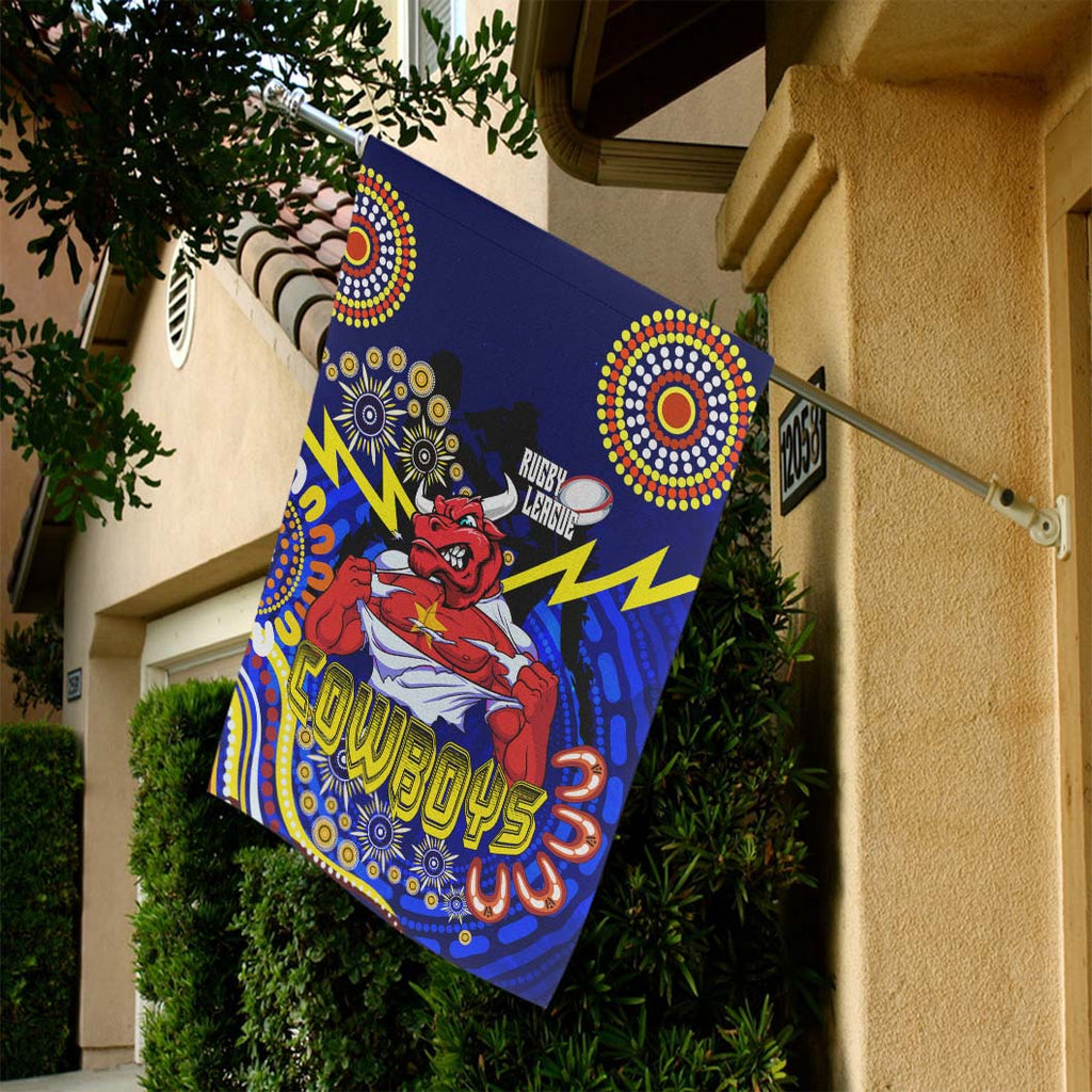 cowboys-rugby-flag-aboriginal-dot-painting-flag