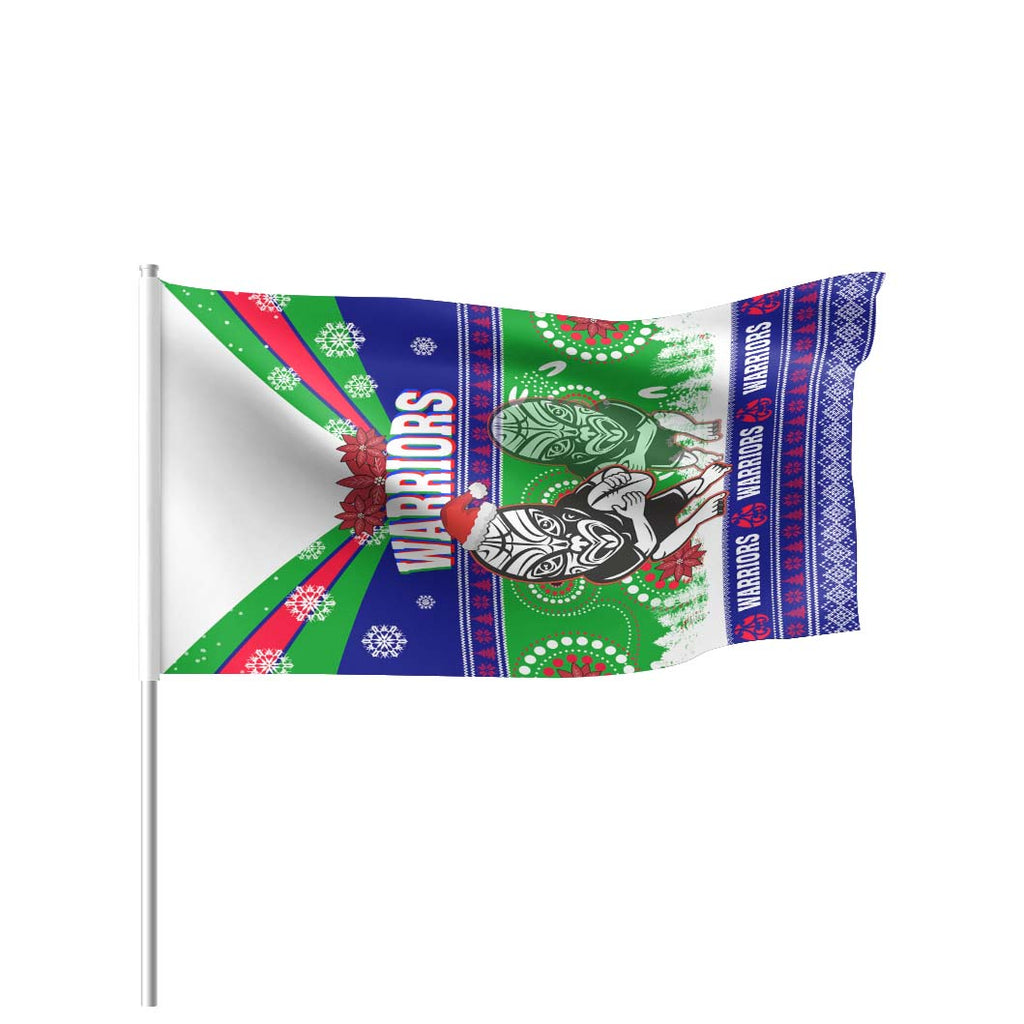 warriors-rugby-flag-warriors-ugly-christmas-and-aboriginal-patterns-flag