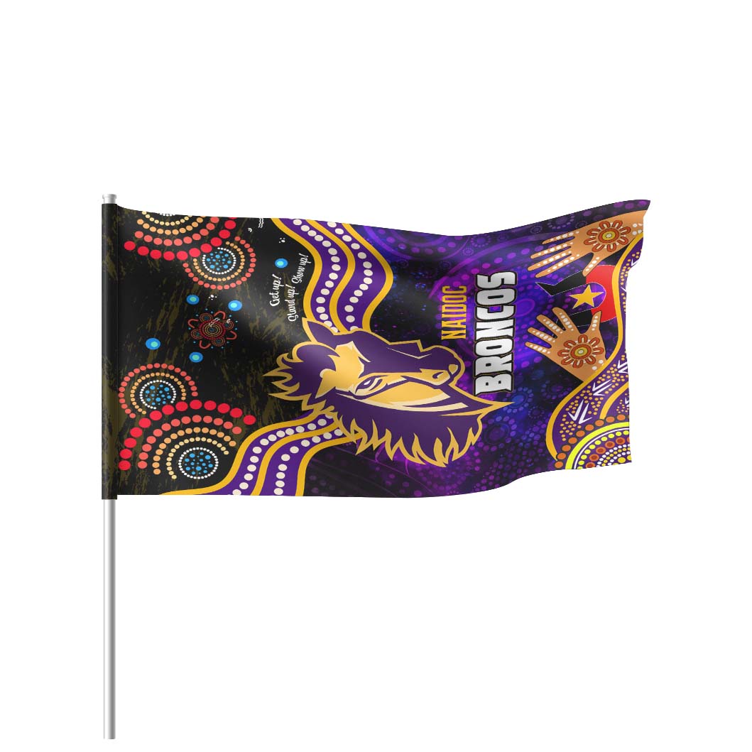broncos-rugby-flag-naidoc-week-aboriginal-dot-painting-flag