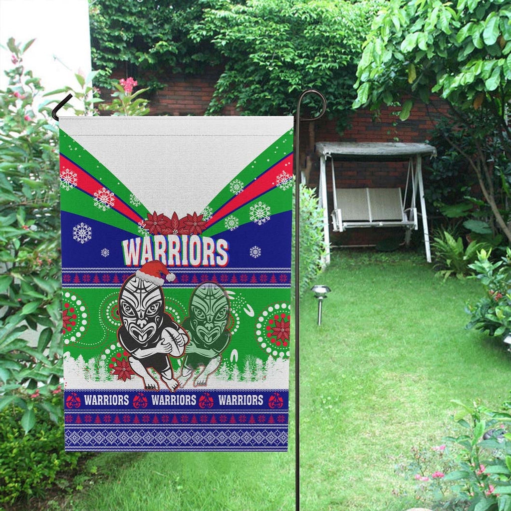 warriors-rugby-flag-warriors-ugly-christmas-and-aboriginal-patterns-flag