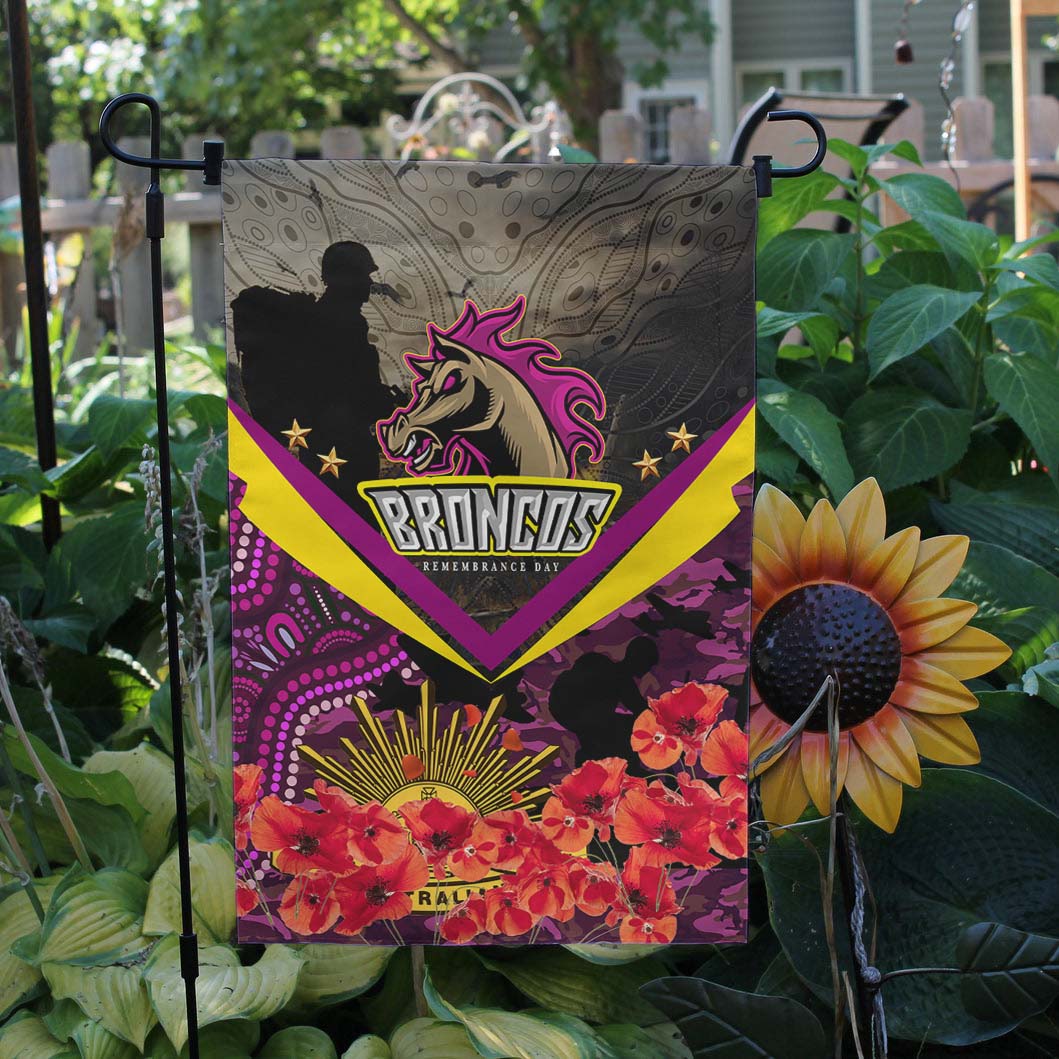 broncos-rugby-flag-anzac-day-broncos-aboriginal-with-poppies-flower-flag