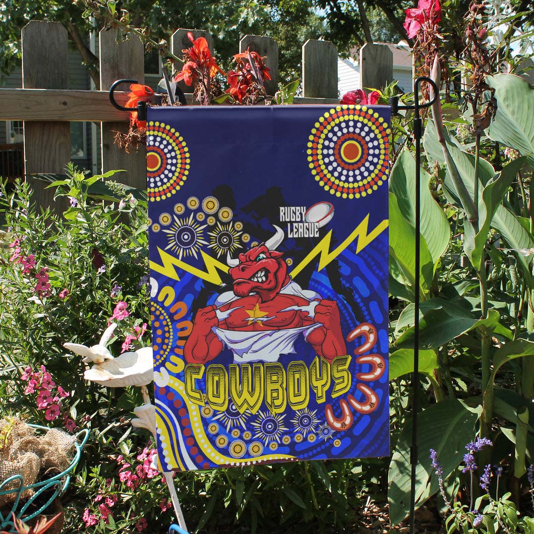 cowboys-rugby-flag-aboriginal-dot-painting-flag