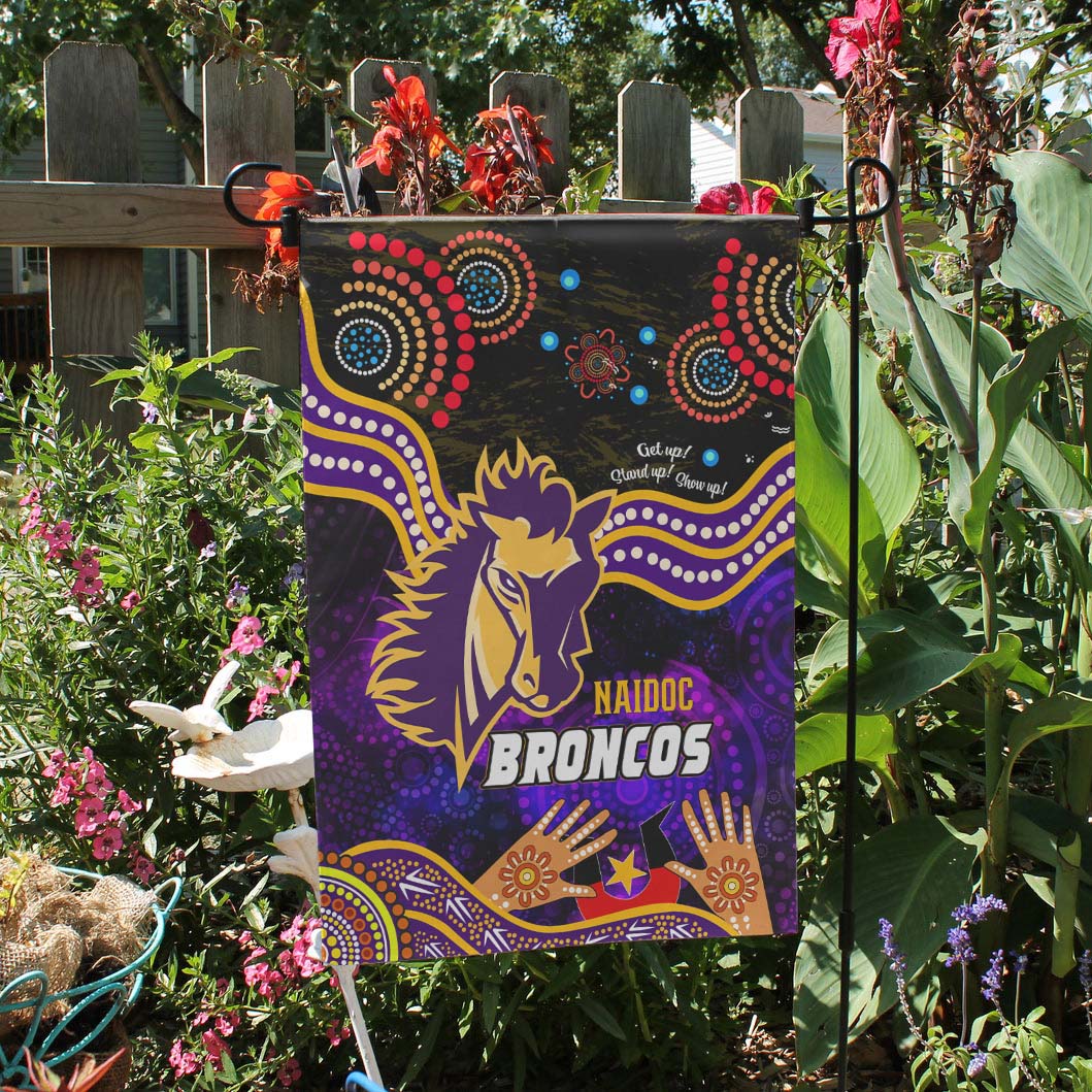 broncos-rugby-flag-naidoc-week-aboriginal-dot-painting-flag
