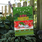 rabbitohs-rugby-christmas-flag-rabbitohs-ugly-christmas-knitted-flag