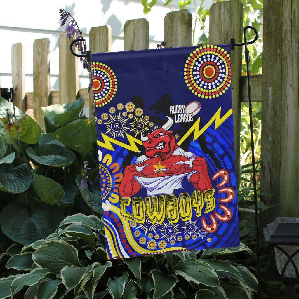 cowboys-rugby-flag-aboriginal-dot-painting-flag