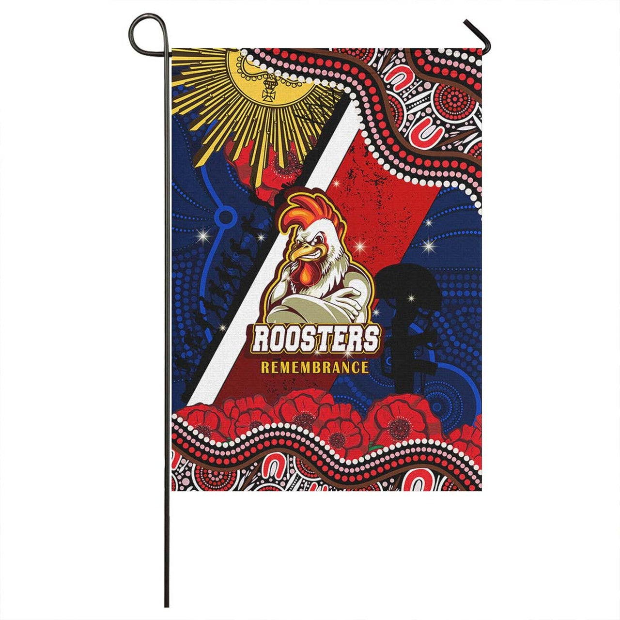 roosters-rugby-anzac-aboriginal-flag-sydney-roosters-with-remembrance-day-poppy-flower-flag