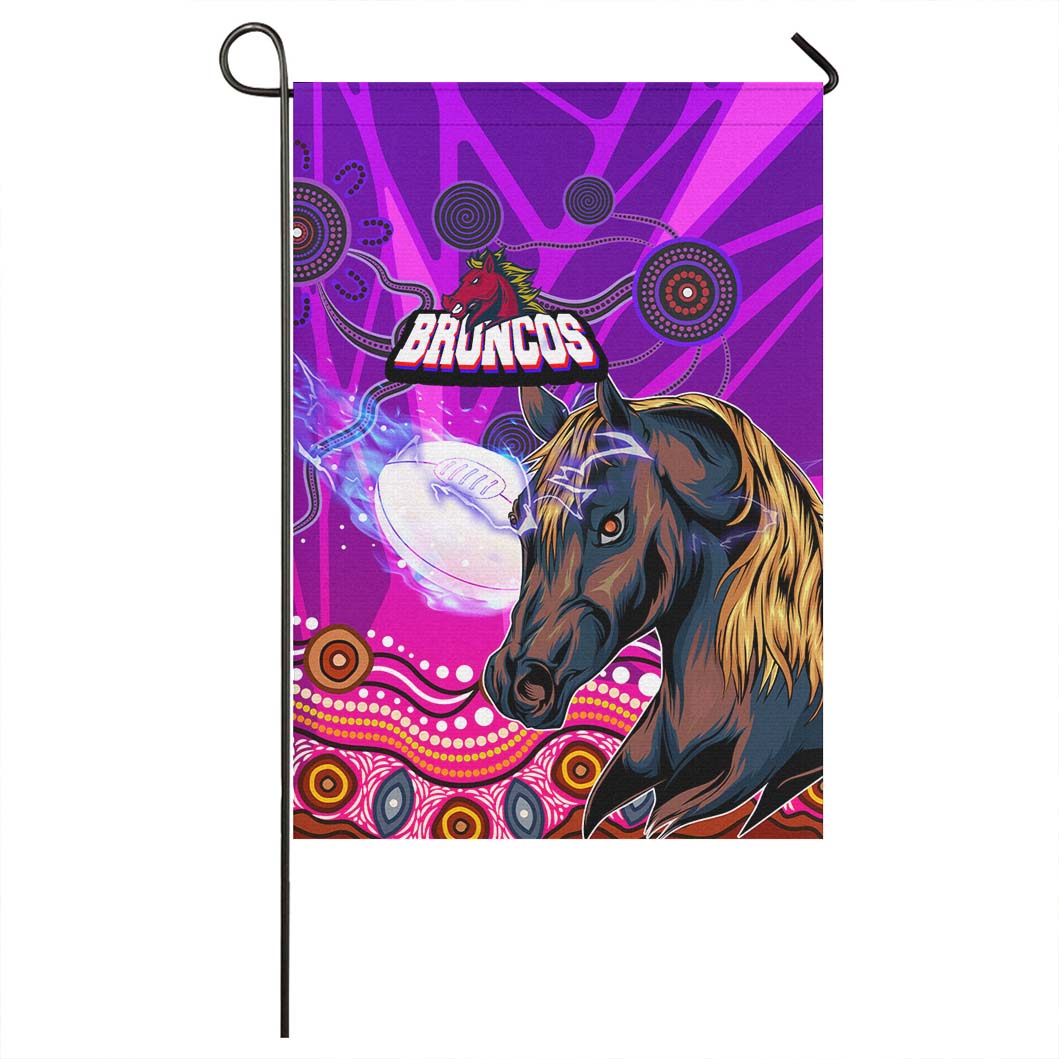 broncos-rugby-flag-aboriginal-low-poly-style-broncos-flag