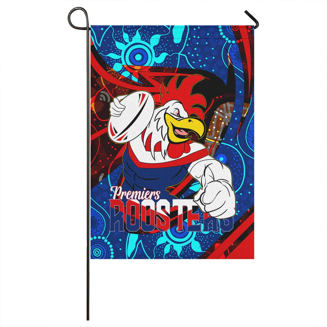 roosters-rugby-flag-roosters-aboriginal-premiership-dot-painting-flag
