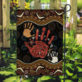 NAIDOC Week 2022 Garden Flag Aboriginal Art Hand Stencils LT7