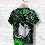 custom-personalised-australian-astrology-t-shirt-gemini-sugar-glider-zodiac-aboriginal-vibes-green