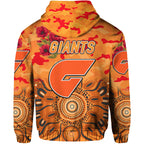 Greater Western Sydney Giants ANZAC Zip Up And Pullover Hoodie Indigenous Vibes LT8
