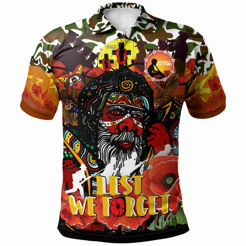 all-stars-rugby-anzac-lest-we-forget-polo-shirt-custom-indigenous-anzac-dreaming-with-camouflage-and-poppy-flower