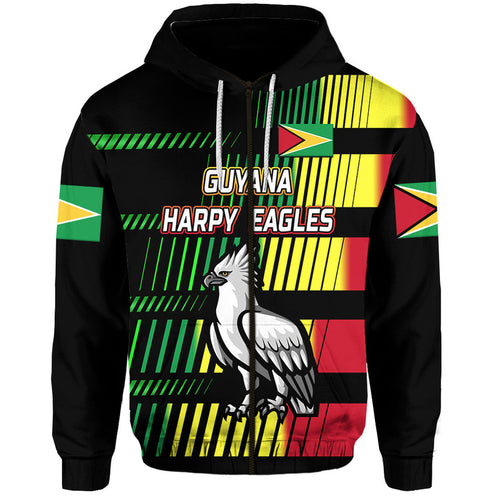 custom-personalised-guyana-cricket-harpy-eagles-zip-up-and-pullover-hoodie-original-style-black