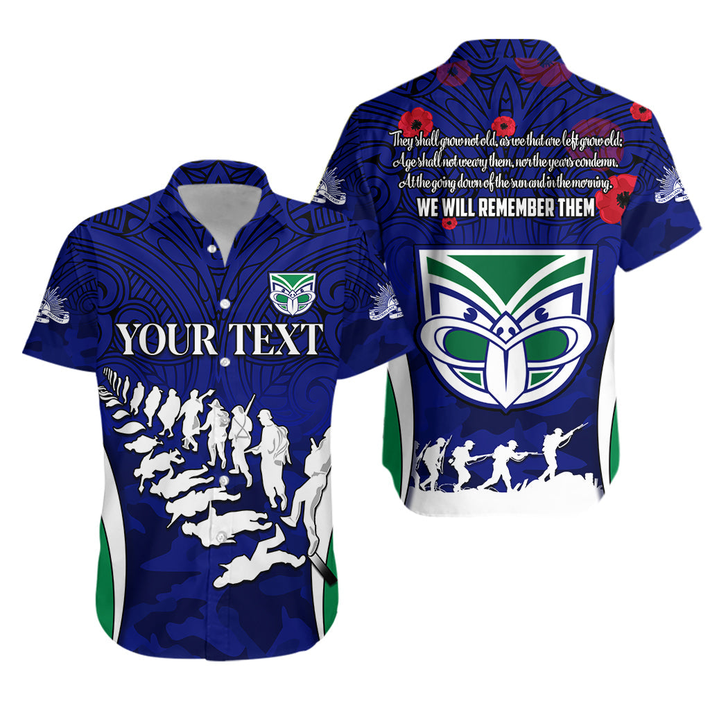custom-personalised-warriors-anzac-2022-hawaiian-shirt-maori-pattern-always-remember-them