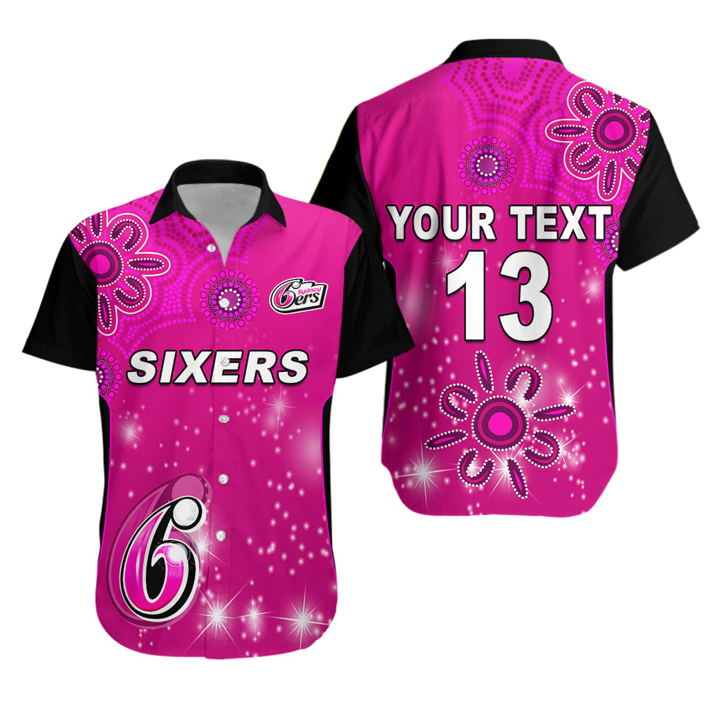 custom-text-and-number-sydney-sixers-hawaiian-shirt-cricket-australia-aboriginal