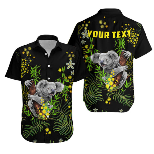 custom-personalised-golden-wattle-hawaiian-shirt-koala-australia-acacia-pycnantha-version-simple