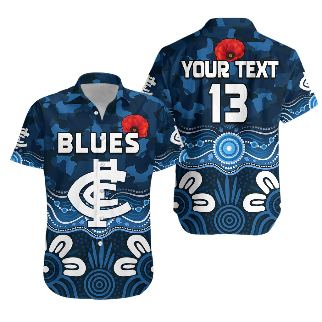 custom-text-and-number-blues-anzac-2022-hawaiian-shirt-carlton-football-aboriginal-poppy