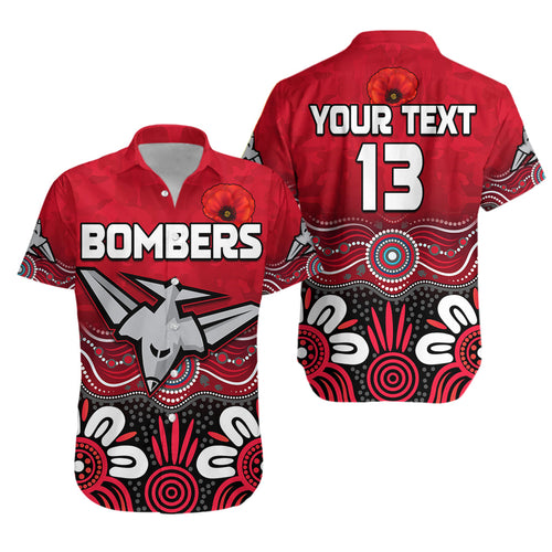 custom-text-and-number-bombers-anzac-2022-hawaiian-shirt-essendon-football-aboriginal-remember-them