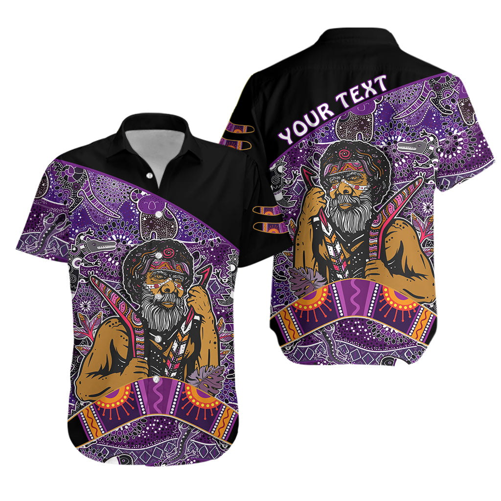 custom-personalised-australian-boomerang-hawaiian-shirt-indigenous-australia-purple-graceful