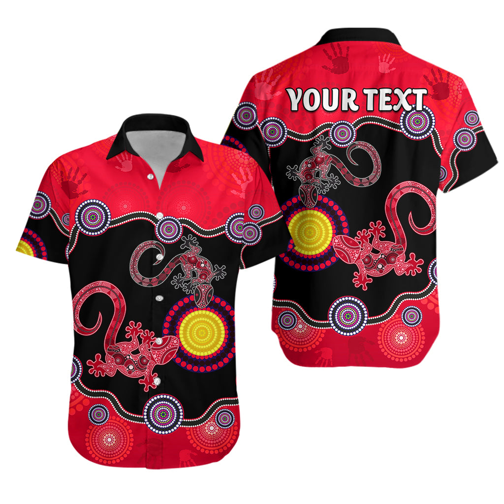 custom-personalised-aboriginal-lizard-hawaiian-shirt-attracted-australia-version-red