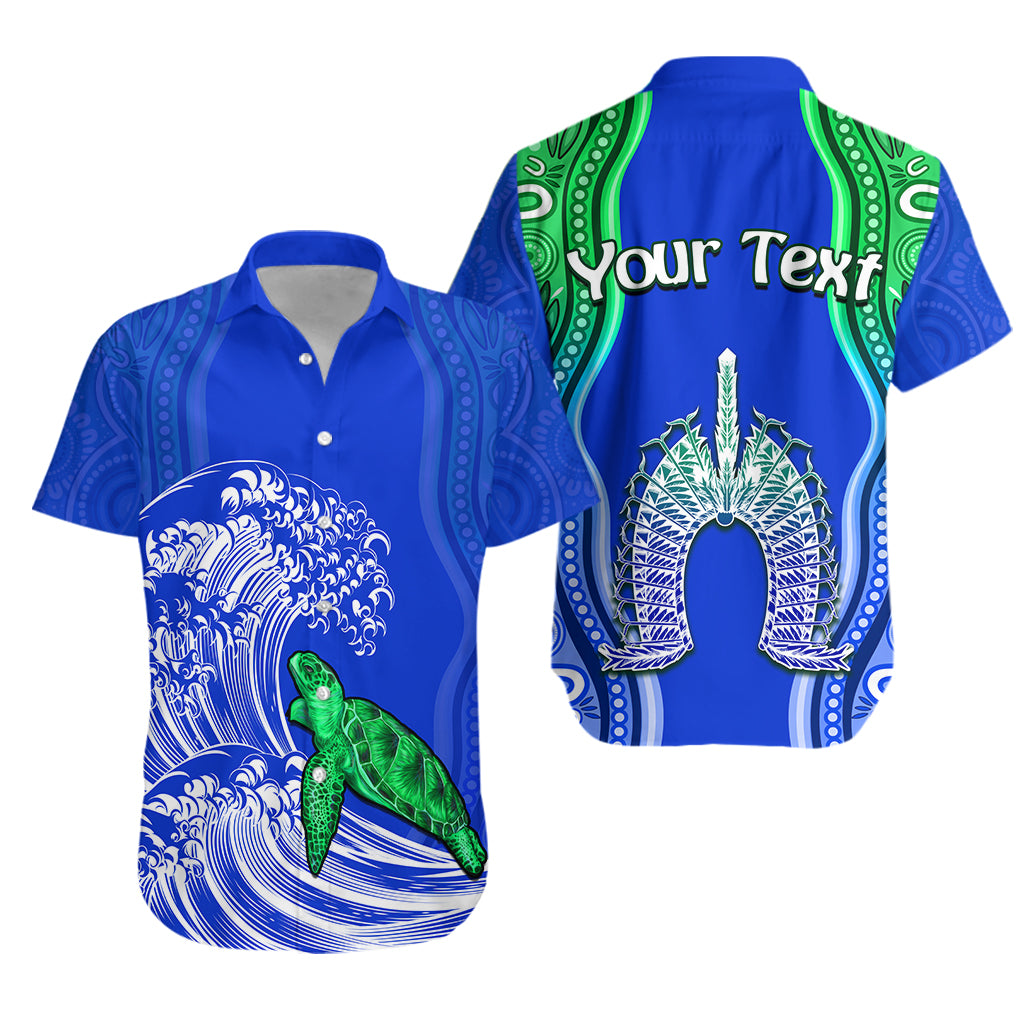 custom-personalised-torres-strait-islands-hawaiian-shirt-the-dhari-mix-aboriginal-turtle-version-blue