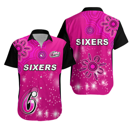 Sydney Sixers Hawaiian Shirt Cricket Australia Aboriginal - Vibe Hoodie
